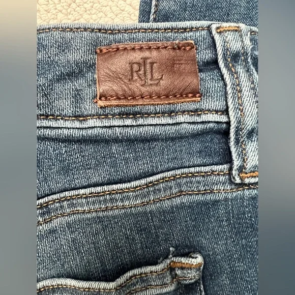 LAUREN RALPH LAUREN Women’s  High-Rise Skinny Jeans - Blue - Size: 6 - Picture 5 of 15